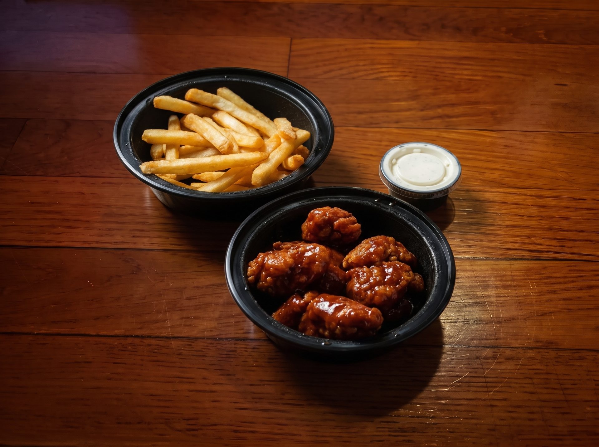 Stay for the food and drinks